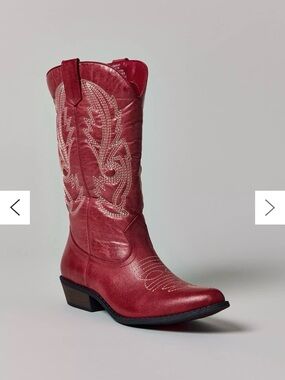 Coconuts by Matisse Red Western Cowboy Boots